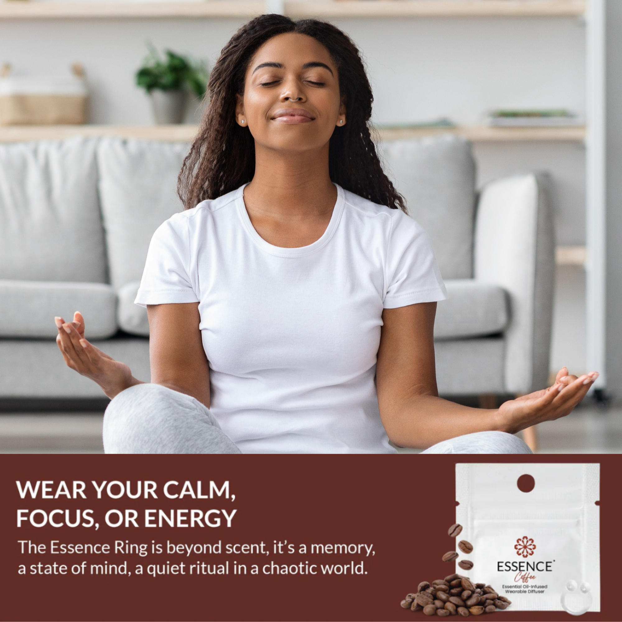 Coffee Scent Nasal Diffuser Ring