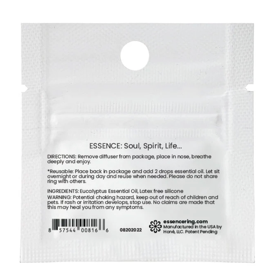 Eucalyptus Scent Nasal Diffuser Ring