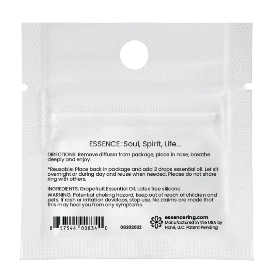 Grapefruit Scent Nasal Diffuser Ring