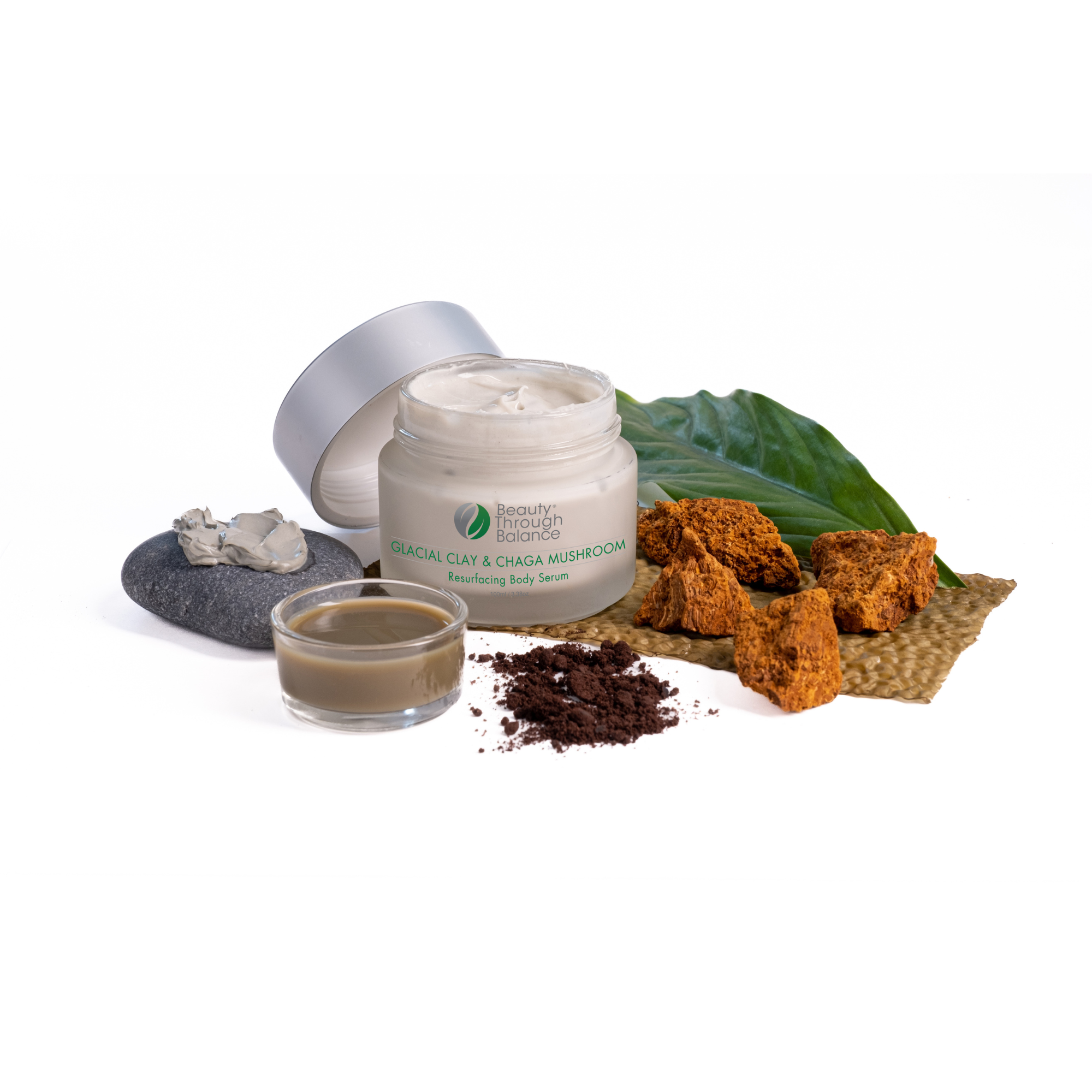 Glacial Clay & Chaga Mushroom Resurfacing Body Serum