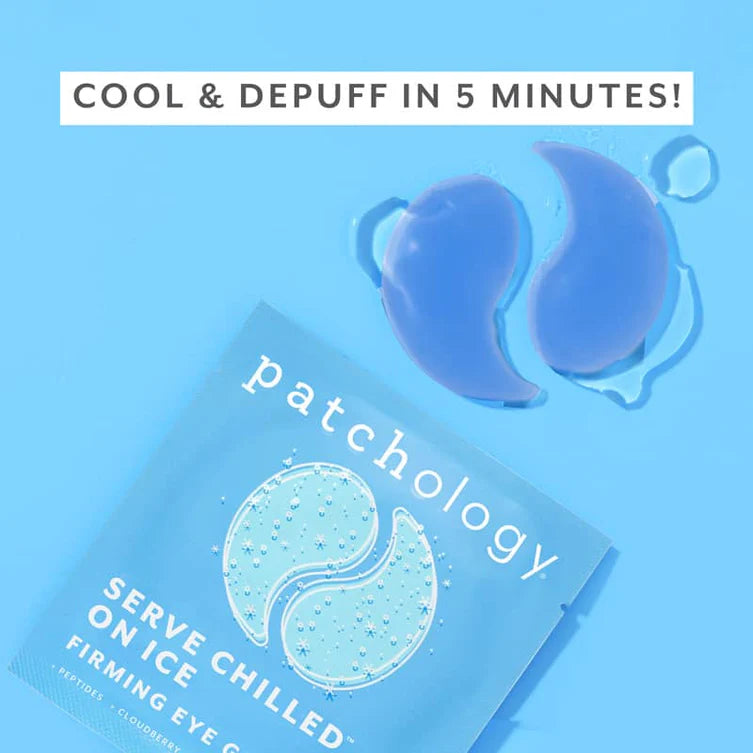 Serve Chilled on Ice Firming Eye Gels
