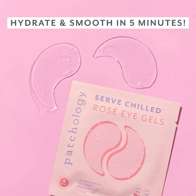 Serve Chilled Rosé Eye Gels
