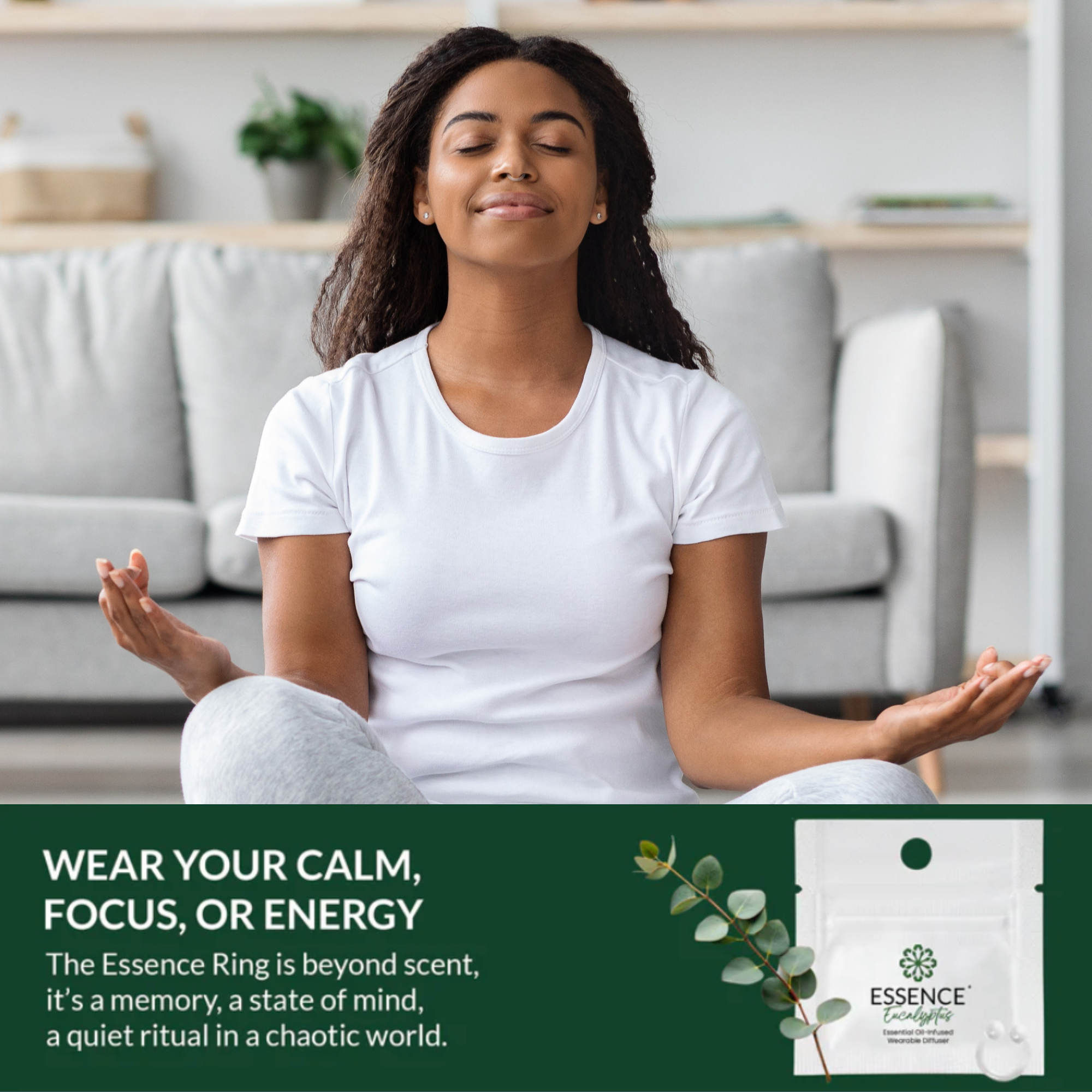 Eucalyptus Scent Nasal Diffuser Ring