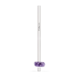 Crystal Straw Drinking Straw | Amethyst