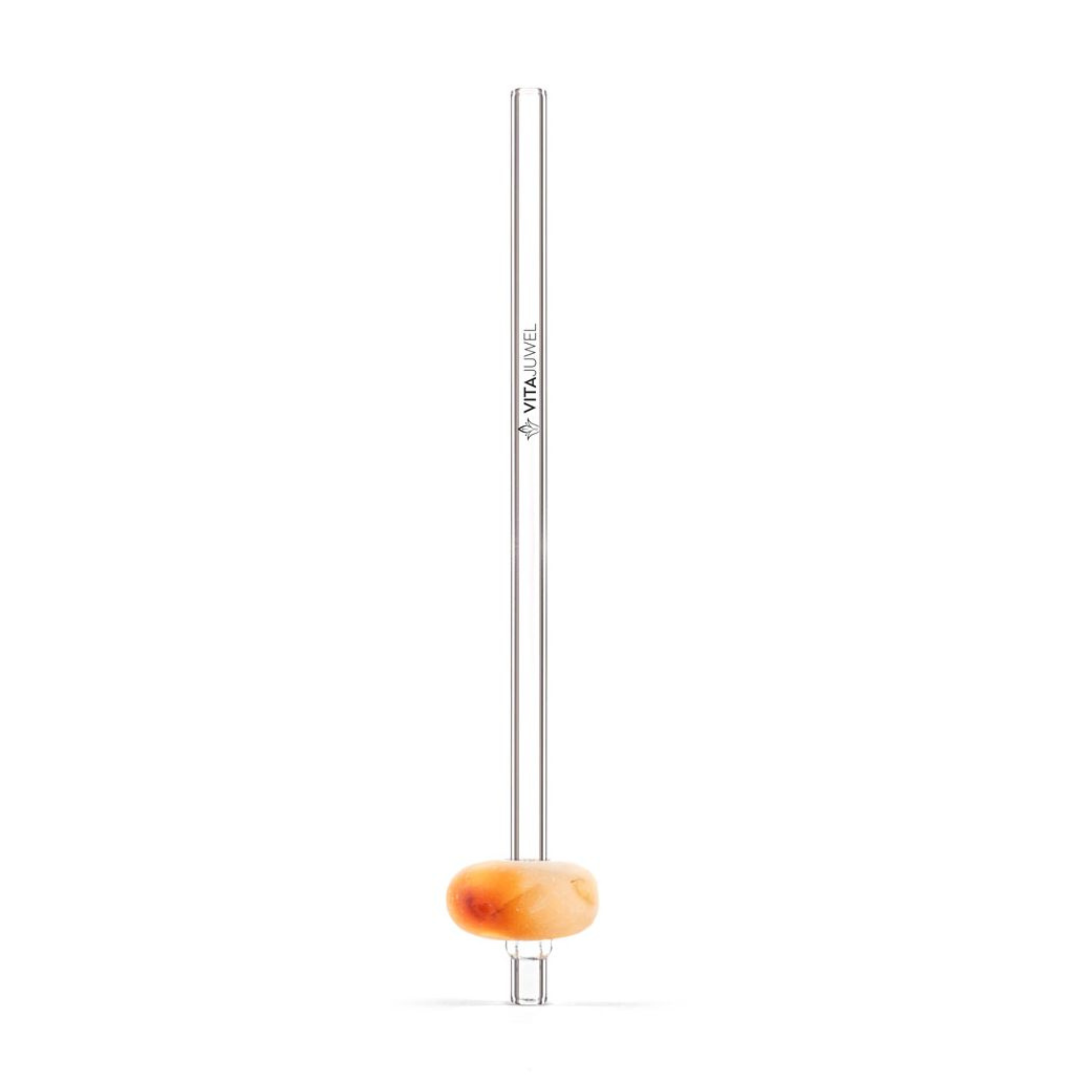 Crystal Straw Drinking Straw | Carnelian