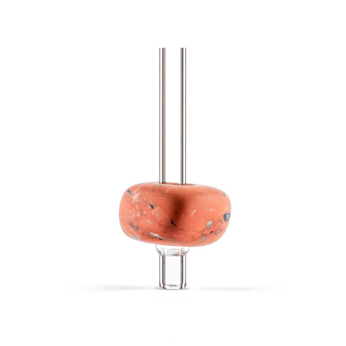 Crystal Straw Drinking Straw | Red Jasper
