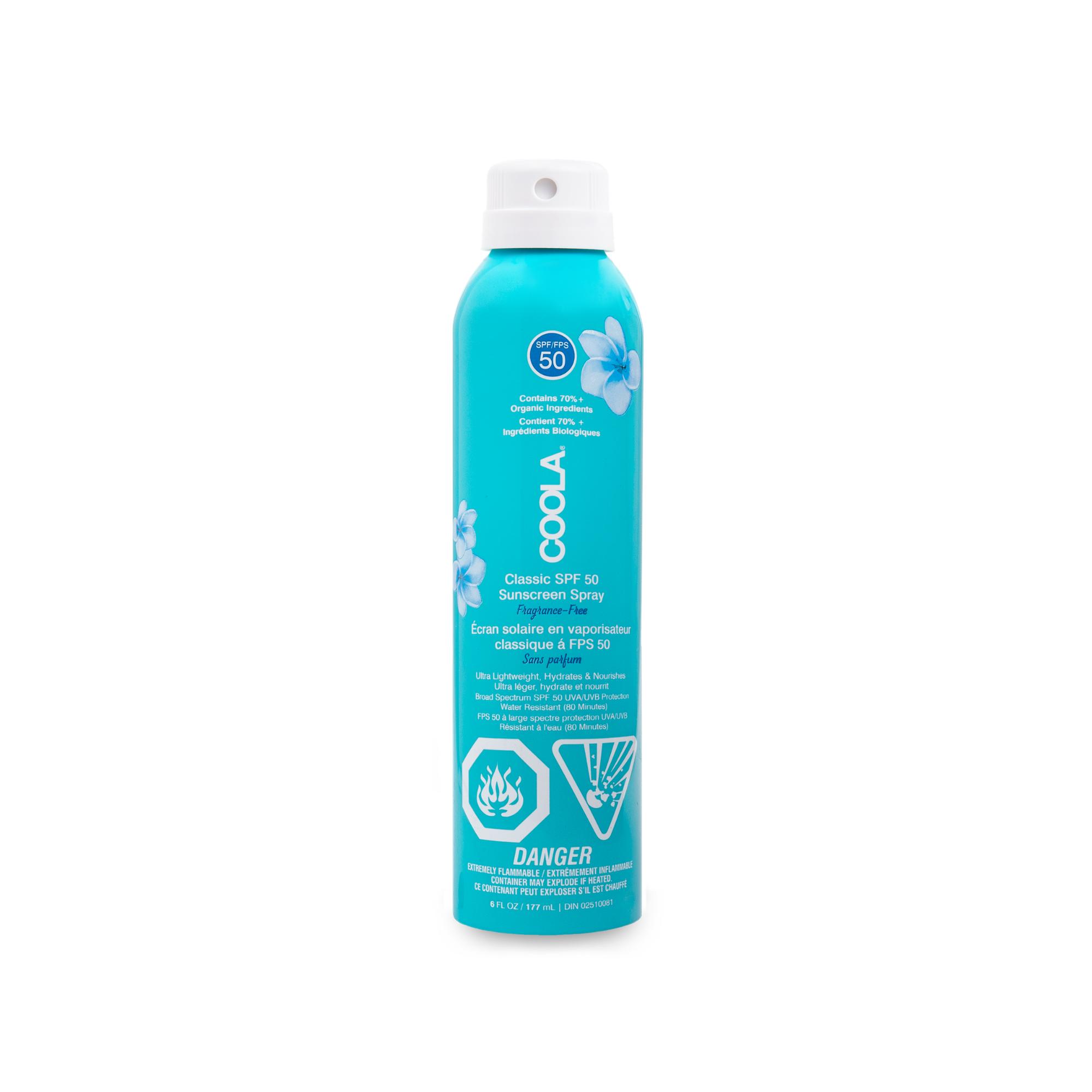 Classic Body SPF 50 Fragrance Free Sunscreen Spray