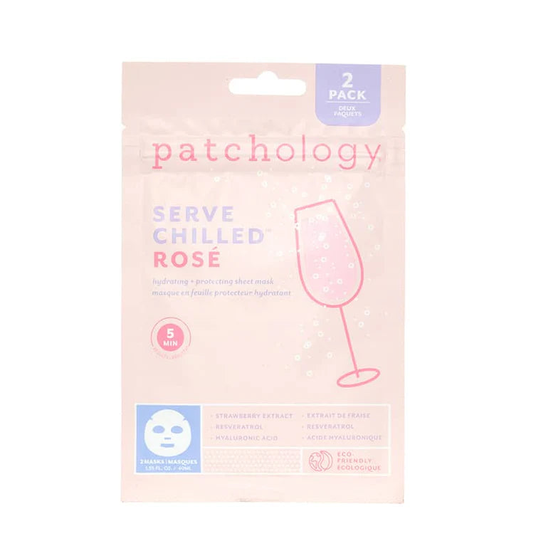 Serve Chilled Rosé Facial Sheet Mask (2 Pack)