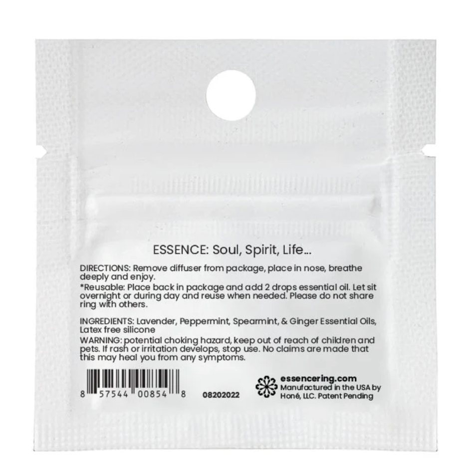 Nausea Relief Blend Nasal Diffuser Ring