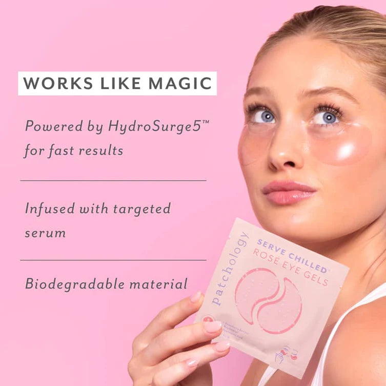 Serve Chilled Rosé Eye Gels